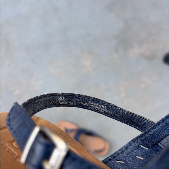 b.o.c. Navy Leather Sandals - Picture 5 of 5